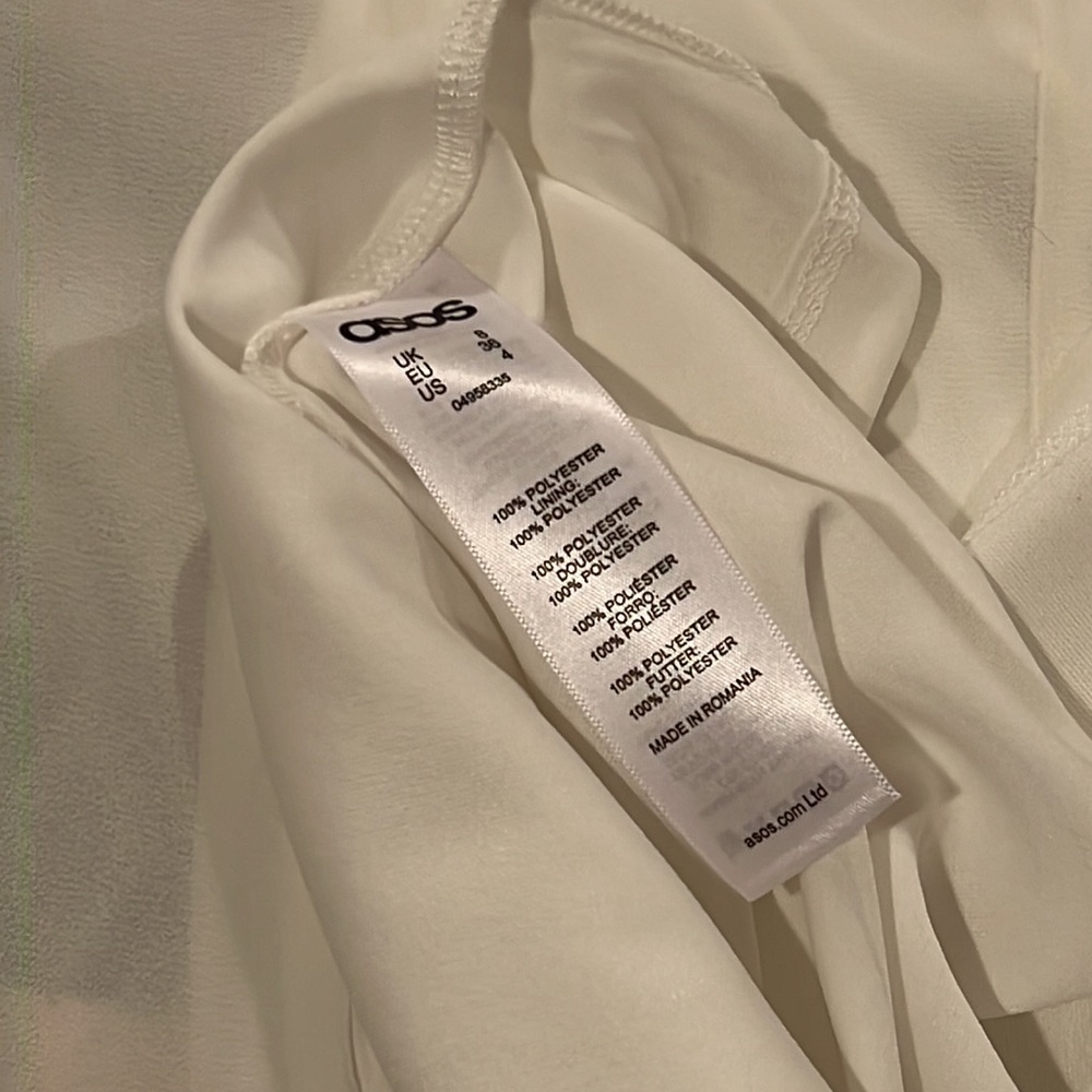 ASOS white dress. - Picture 3 of 3